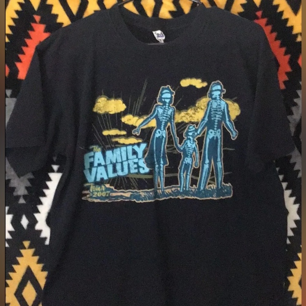 2007 Korn The Family Values Tour Tee L Evanescence